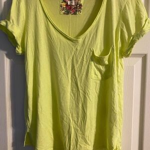 T.La lime green Short Sleeve Tee